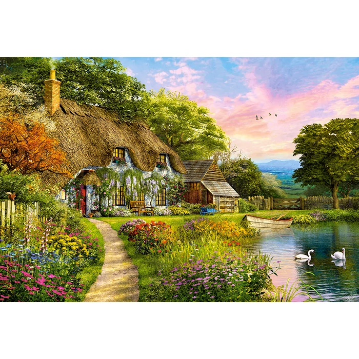 Castorland 1500 db-os puzzle - Vidéki kunyhó (C-151998)
