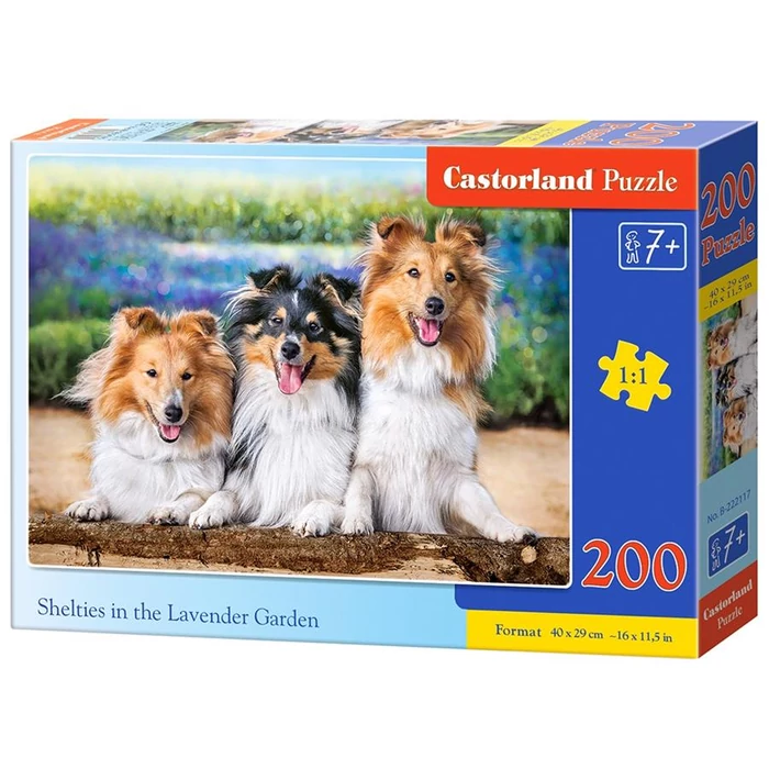 Castorland B-222117 - Juhászkutyák - 200 db-os puzzle