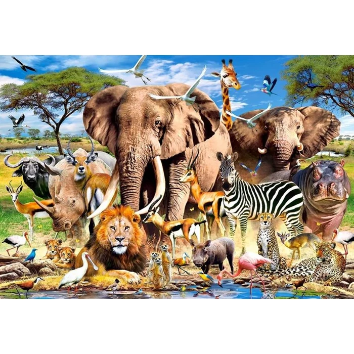 Castorland B-27545 - A szavanna állatai - 260 db-os puzzle