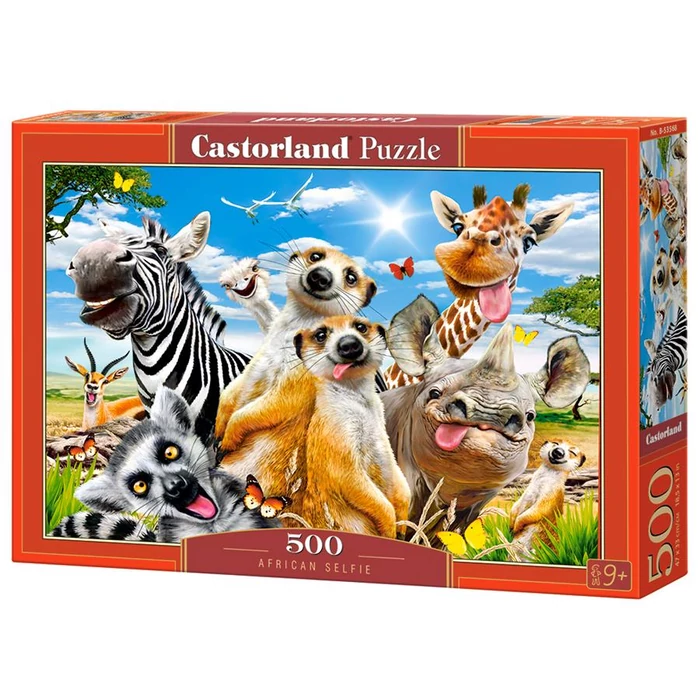 Castorland B-53568 - Afrikai szelfi - 500 db-os puzzle