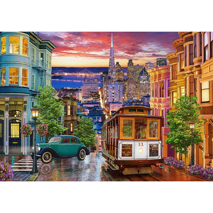 Castorland B-53391 - Villamos San Francisco-ban - 500 db-os puzzle