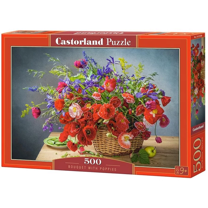 Castorland B-53506 - Pipacsos csokor - 500 db-os puzzle
