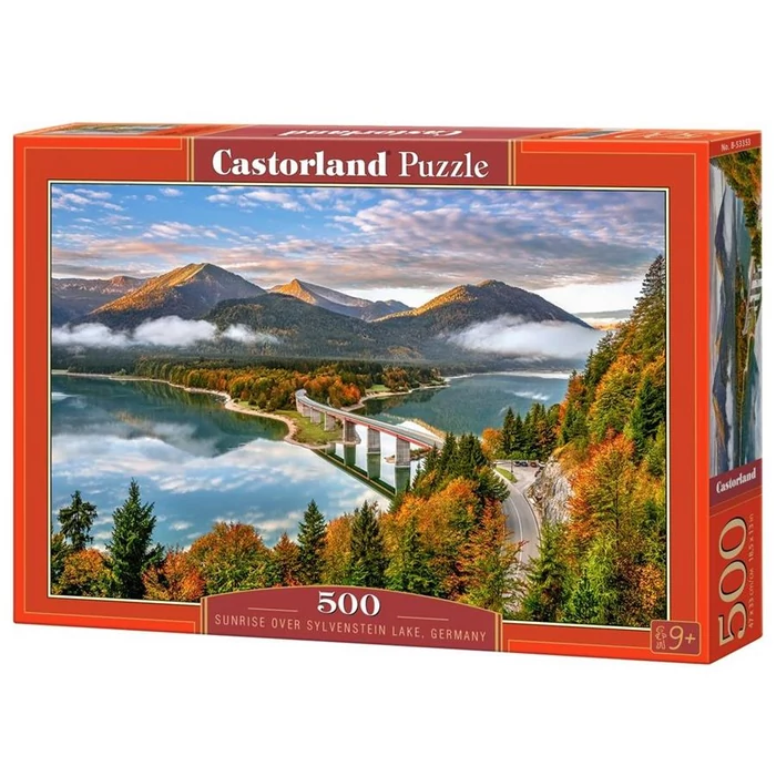 Castorland B-53353 - Napsütés a Sylvenstein tavon - 500 db-os puzzle