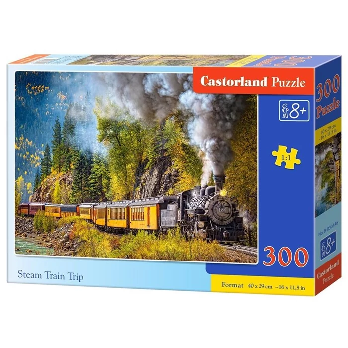 Castorland B-030446 - Vonat a hegyek között - 300 db-os puzzle