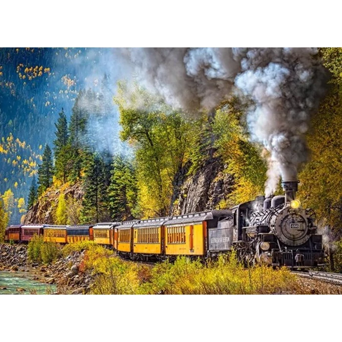 Castorland B-030446 - Vonat a hegyek között - 300 db-os puzzle