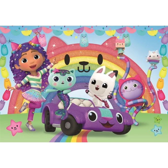 Clementoni 24819 - Gabi babaháza - 2 x 60 db-os Szuper Színes puzzle