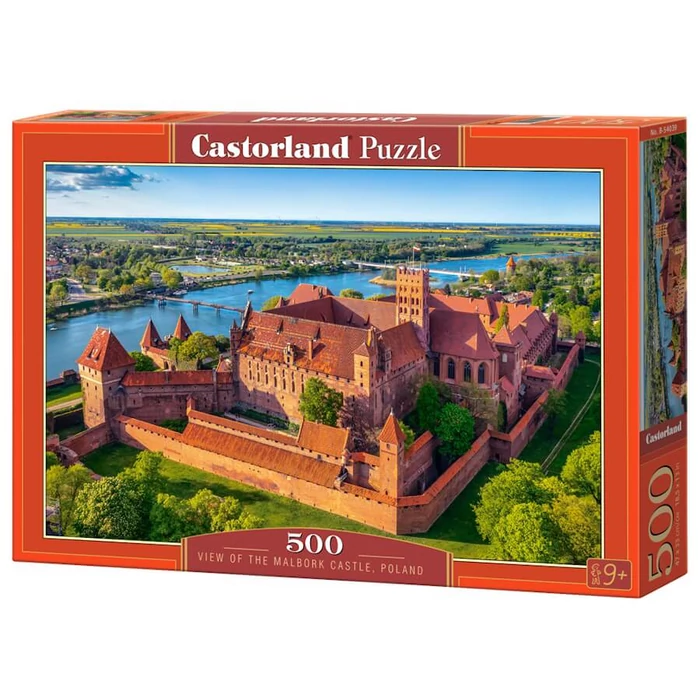 Castorland B-54039 - Kilátás a Malborki kastélyra - 500 db-os puzzle