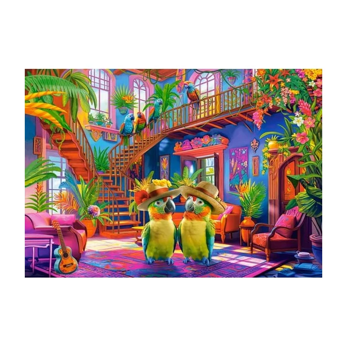 Castorland 500 db-os puzzle - Papagályok a paradicsomban (B-53995)