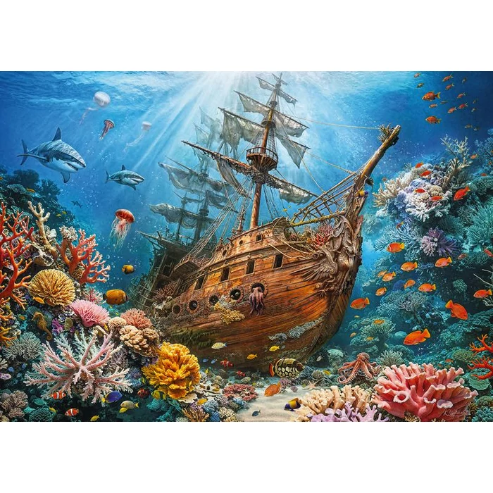 CherryPazzi 30820 - Sunken Treasure - 1000 db-os puzzle