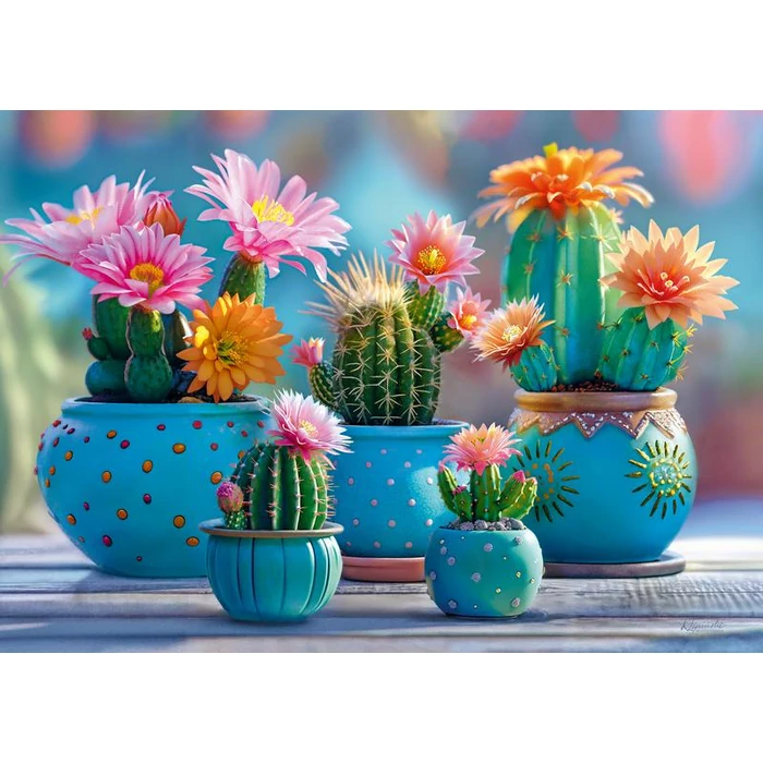 CherryPazzi 30868 - Bloomy Cactus Fireworks - 1000 db-os puzzle
