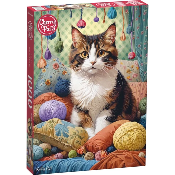 CherryPazzi 31131 - Knitty Cat - 1000 db-os puzzle