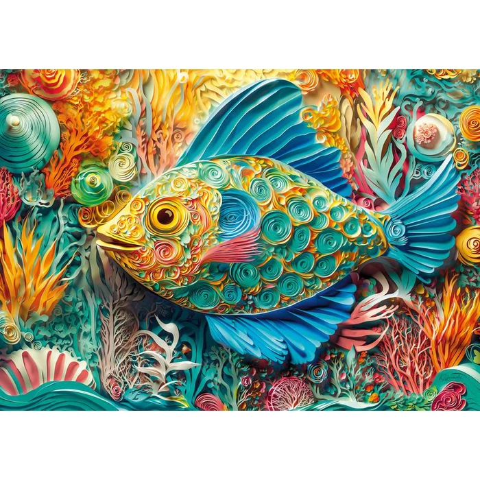 CherryPazzi 30806 - Quilled Fish - 1000 db-os puzzle