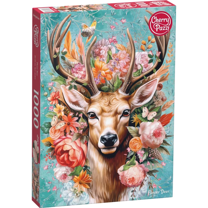 CherryPazzi 30752 - Flower Deer - 1000 db-os puzzle
