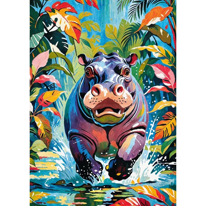 CherryPazzi 20272 - Happy Hippo - 500 db-os puzzle