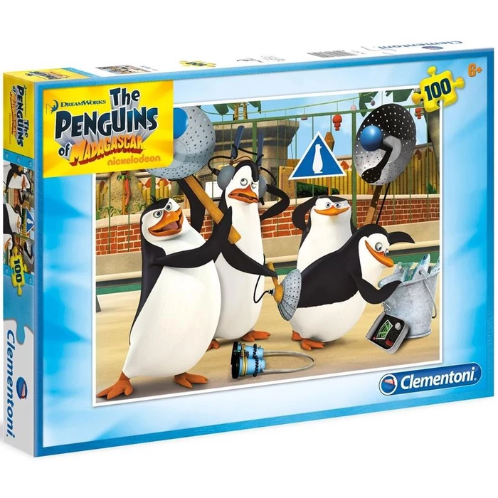 Clementoni 07254 - Madagaszkár pingvinjei - 100 db-os puzzle