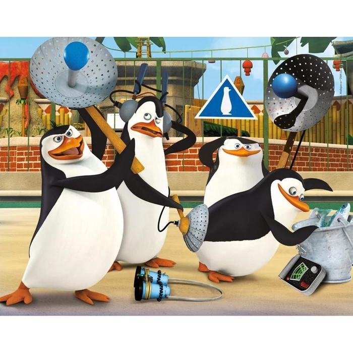 Clementoni 07254 - Madagaszkár pingvinjei - 100 db-os puzzle