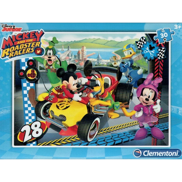 Clementoni 08514 - Mickey és barátai - Boxutca - 30 db-os puzzle