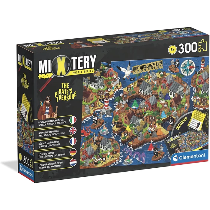Clementoni 300 db-os puzzle - Mixtery - A kalóz kincse (21710)