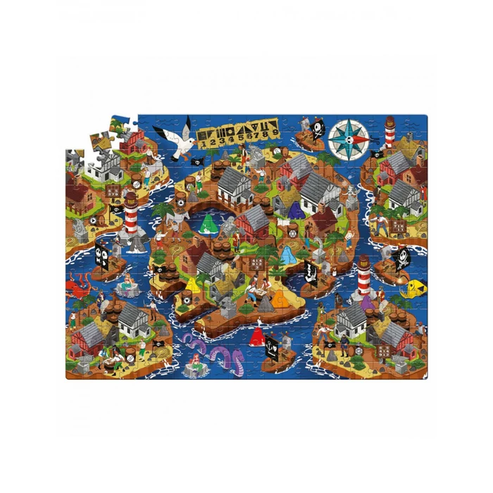 Clementoni 300 db-os puzzle - Mixtery - A kalóz kincse (21710)