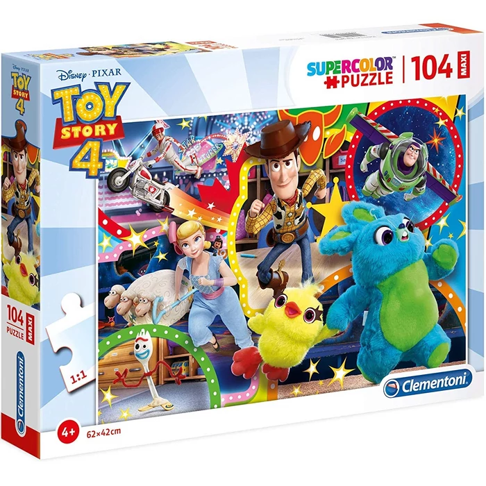 Clementoni 23740 - Toy Story 4 - 104 db-os Maxi puzzle