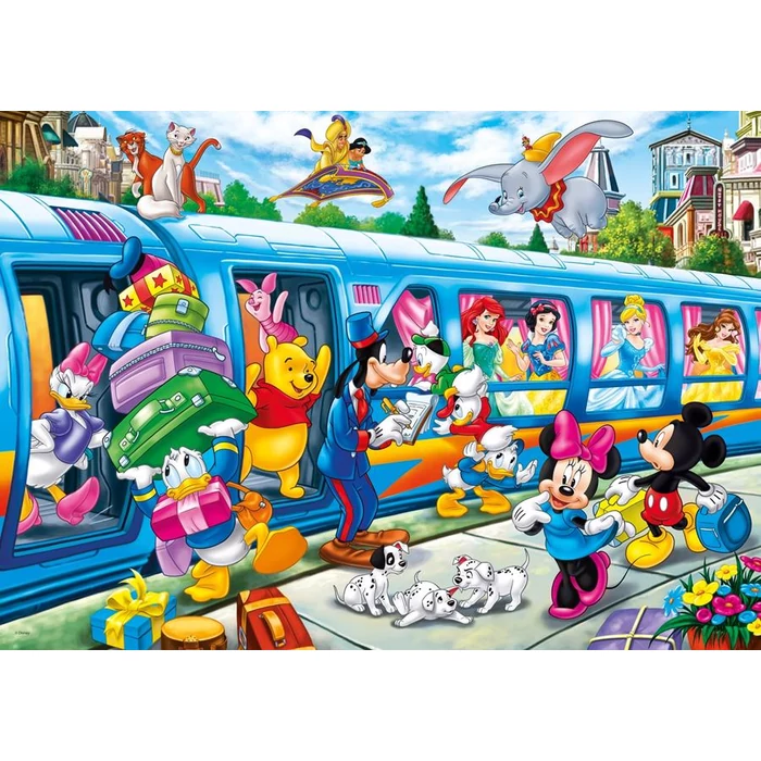 Clementoni 24464 - Disney vonat - 24 db-os Maxi puzzle