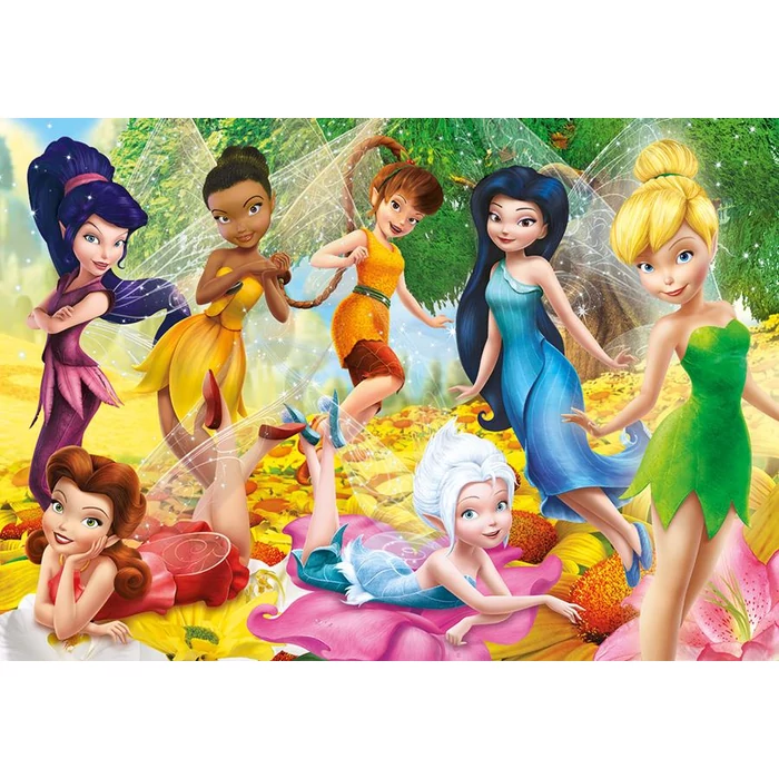 Clementoni 26921- Disney Tündérek - 60 db-os Szuper Színes puzzle