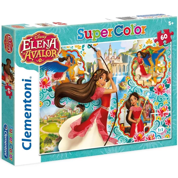 Clementoni 26970 - Elena, Avalor hercegnője - A bátor Elena - 60 db-os puzzle
