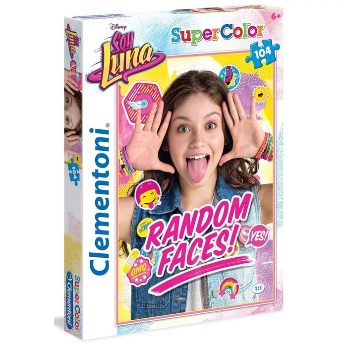 Clementoni 27962 - Soy Luna - Grimaszolj! - 104 db-os Szuper Színes puzzle