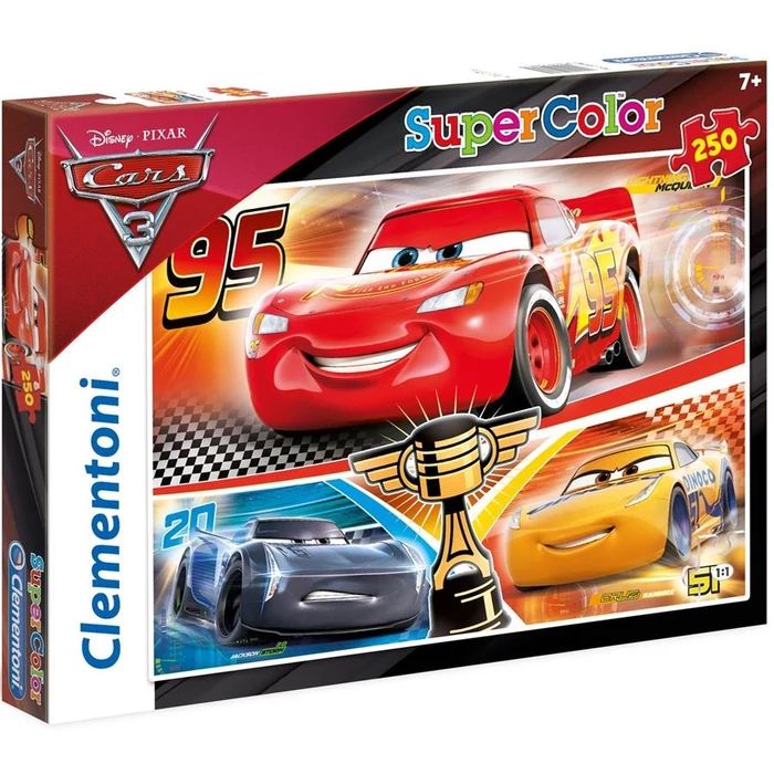 Clementoni 29747 - Verdák 3 - 250 db-os Szuper Színes puzzle