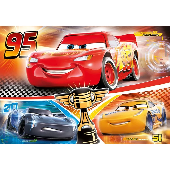 Clementoni 29747 - Verdák 3 - 250 db-os Szuper Színes puzzle