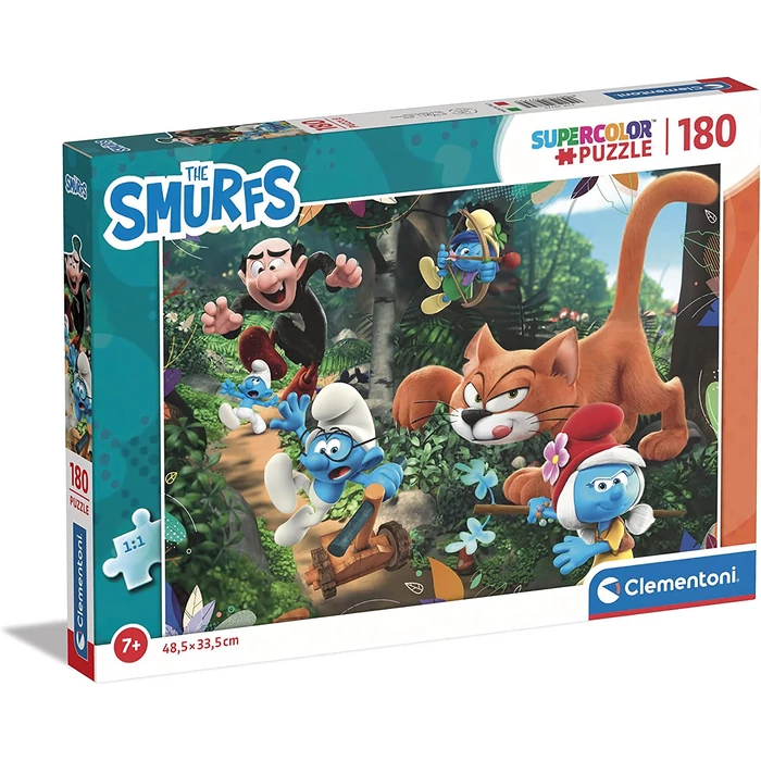 Clementoni 180 db-os puzzle - Hupikék törpikék (29779)