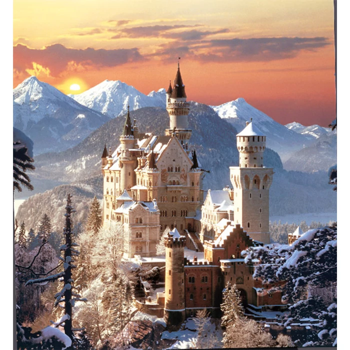 Clementoni 31925 - Neuschwanstein kastély - 1500 db-os puzzle