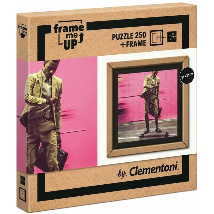 Clementoni 38501 - Pörögj fel! - 250 db-os puzzle képkerettel