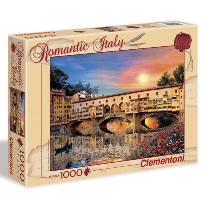 Clementoni 39220 - Romantikus Olaszország - Firenze - 1000 db-os puzzle