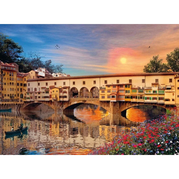Clementoni 39220 - Romantikus Olaszország - Firenze - 1000 db-os puzzle