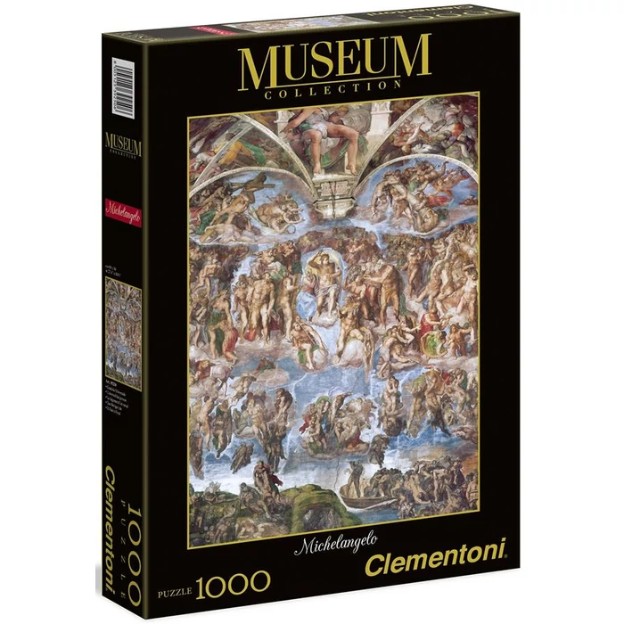 Clementoni 39250 - Museum Collection - Michelangelo - Utolsó ítélet - 1000 db-os puzzle