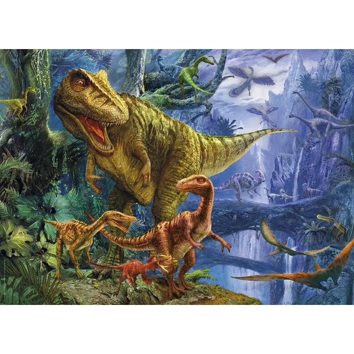 Clementoni 39261 - Dinoszauruszok völgye - 1000 db-os 3D magic puzzle