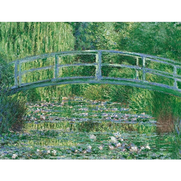 Clementoni 39266 - Museum Collection - Monet - Híd a vízililiomok tava felett - 1000 db-os puzzle