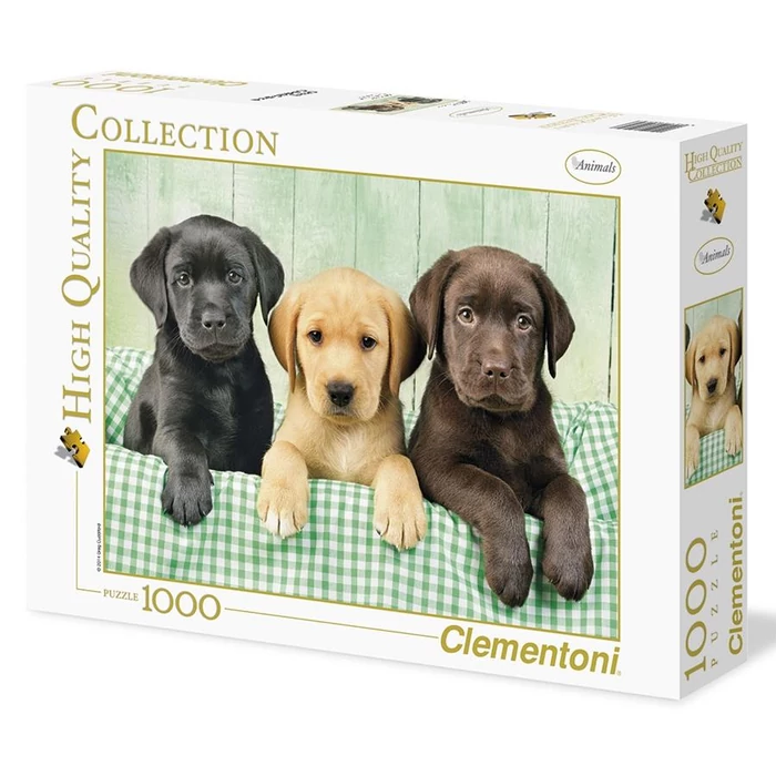 Clementoni 39279 - Labrador kölykök - 1000 db-os puzzle