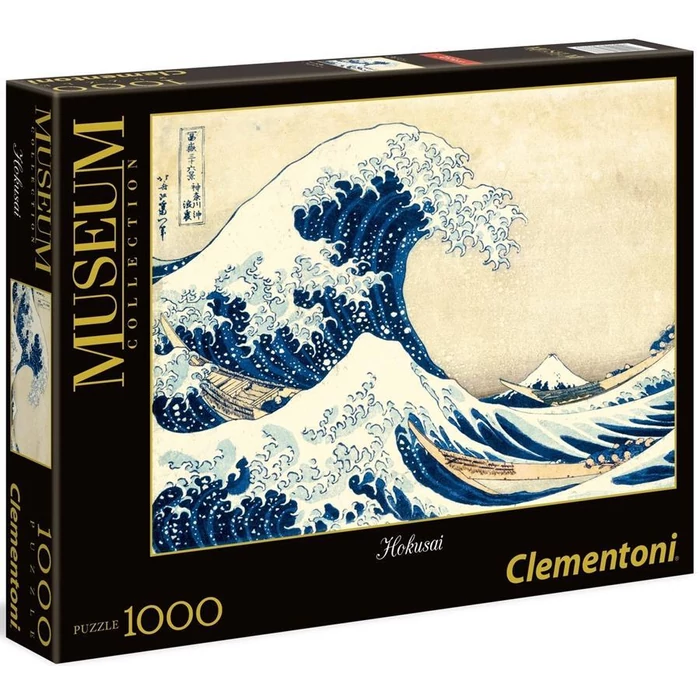 Clementoni 39378 - Museum Collection - Hokusai - A nagy hullám Kanagavánál - 1000 db-os puzzle