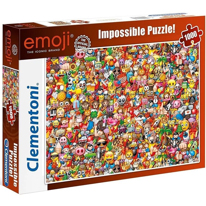 Clementoni 39388 - A lehetetlen puzzle - Emoji - 1000 db-os puzzle