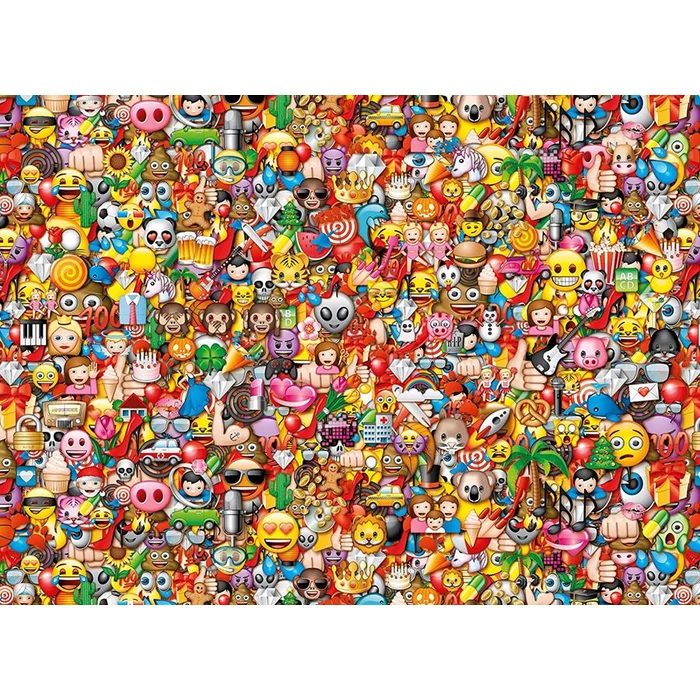 Clementoni 39388 - A lehetetlen puzzle - Emoji - 1000 db-os puzzle