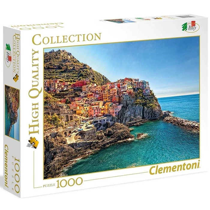 Clementoni 39452 - Manarola, Cinque Terre, Olaszország - 1000 db-os puzzle