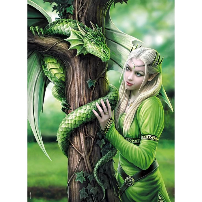 Clementoni 39463 - Anne Stokes Collection - Kötelék - 1000 db-os puzzle