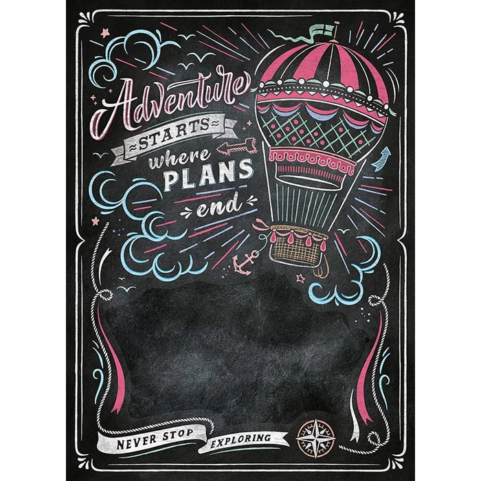 Clementoni 39478 - Black Board Puzzle - Travel - 1000 db-os puzzle
