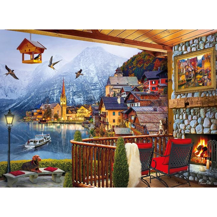 Clementoni 39481 - Hallstatt, Ausztria - 1000 db-os puzzle