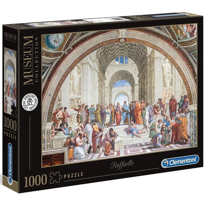 Clementoni 39483 - Museum Collection - Raffaello - Athéni iskola - 1000 db-os puzzle