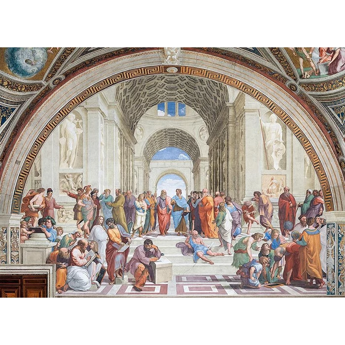 Clementoni 39483 - Museum Collection - Raffaello - Athéni iskola - 1000 db-os puzzle