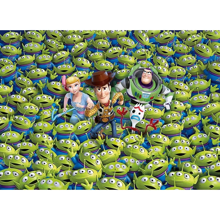 Clementoni 39499 - A lehetetlen puzzle - Toy Story 4 - 1000 db-os puzzle