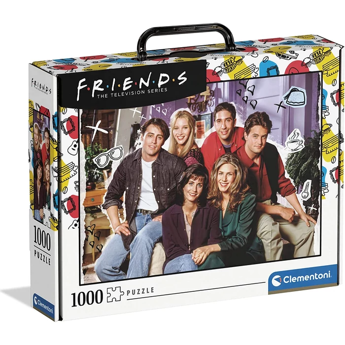 Clementoni 1000 db-os puzzle - Jóbarátok - bőröndben (39681)